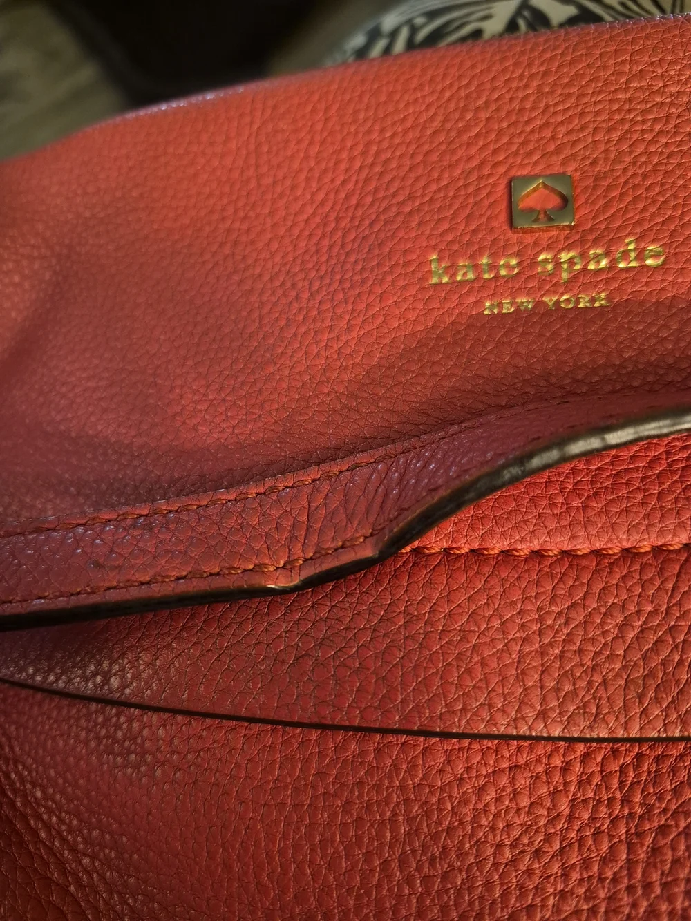 kate spade New York Red Leather Crossbody Bag